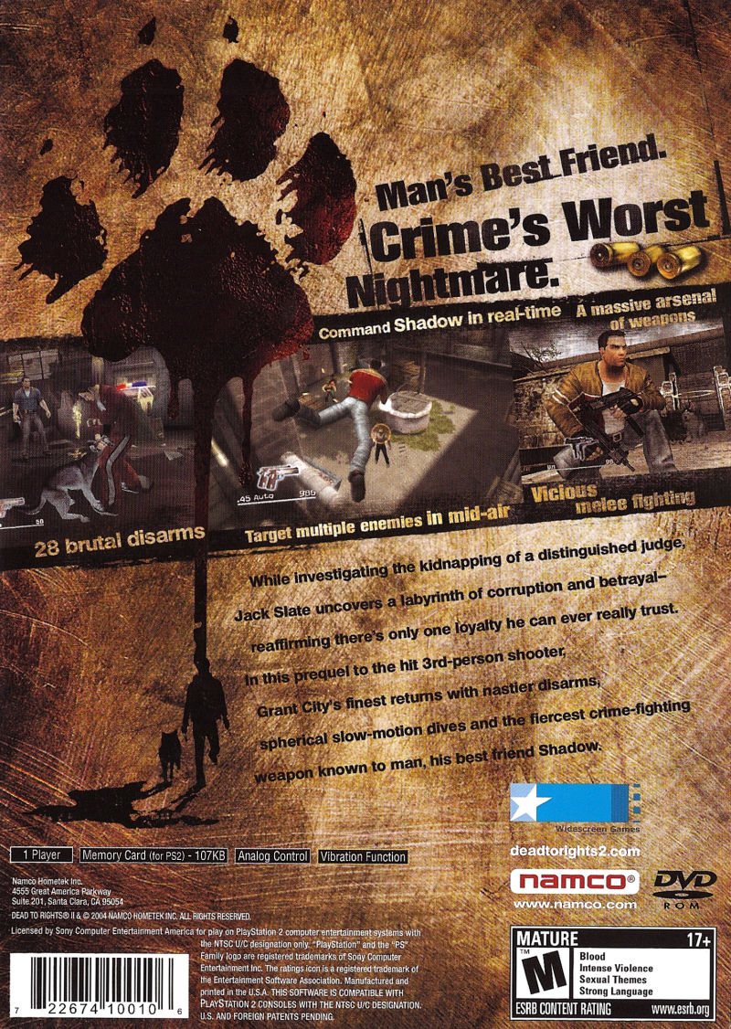 Dead to Rights 2 - PS2
