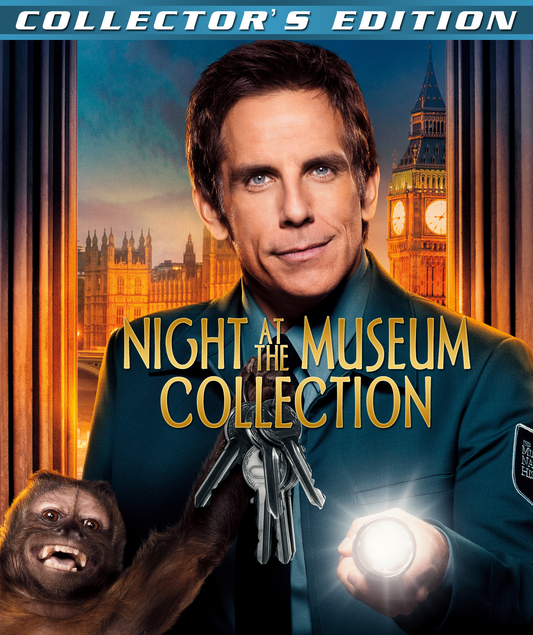 Night At The Museum Collection: 3 Movies: Night At The Museum / Battle Of The Smithsonian / Secret Of The Tomb - Blu-ray Comedy VAR PG