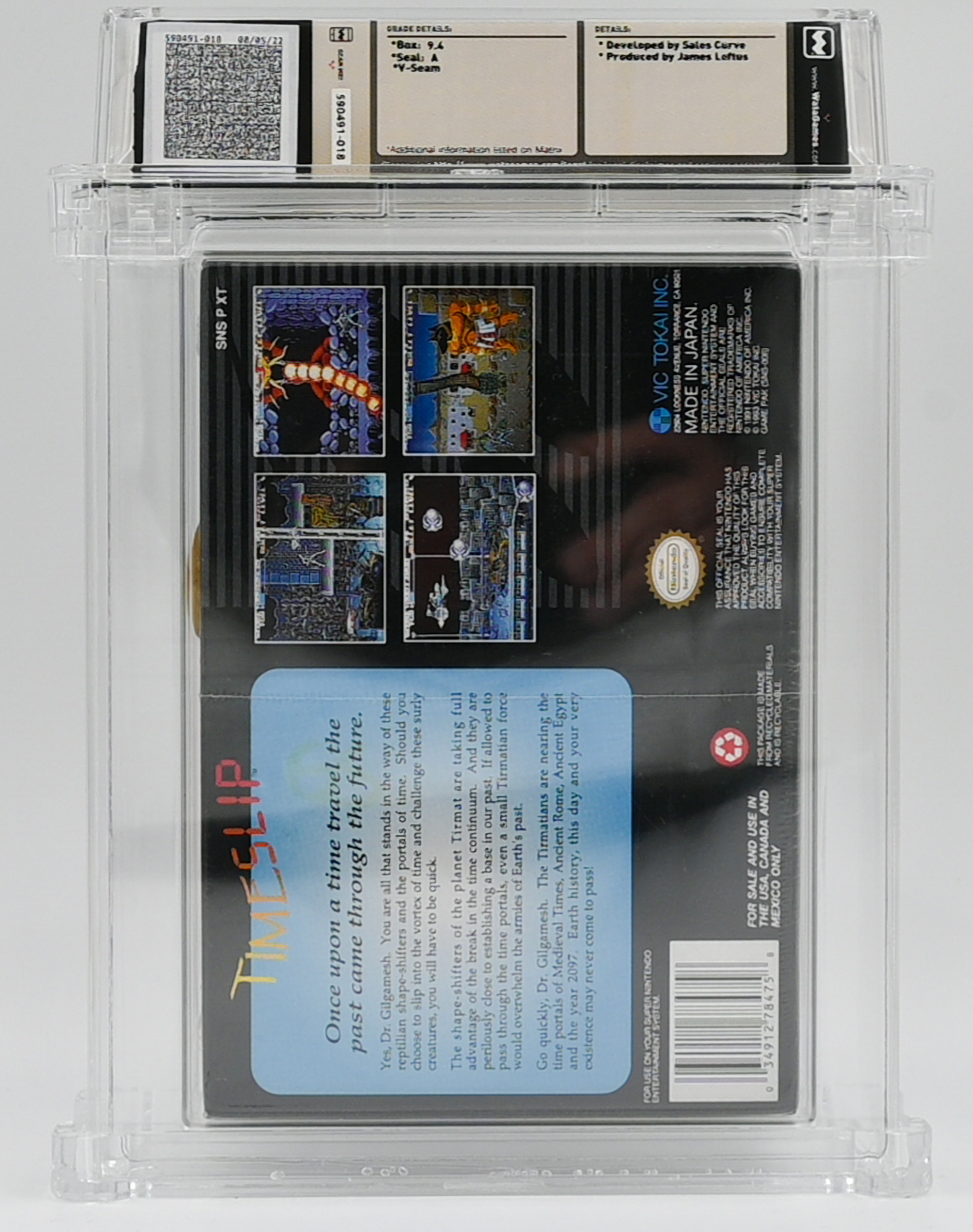 Time Slip SNES 9.4 A - NEBRASKA COLLECTION