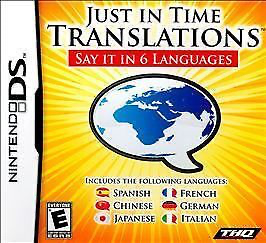 Just In Time Translations - DS