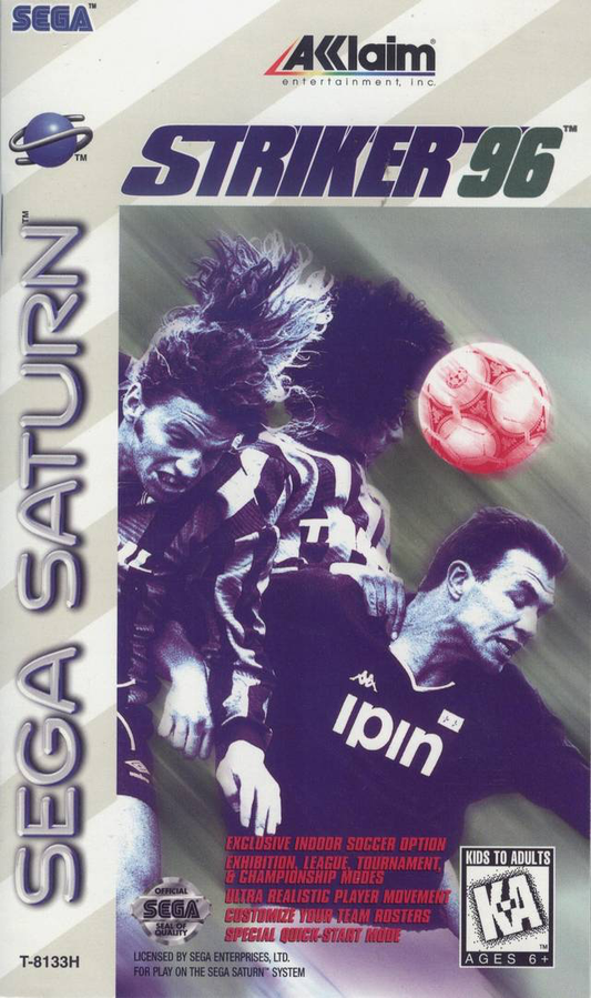 Striker '96 - Sega Saturn