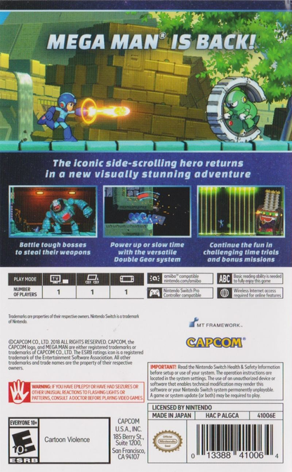 Mega Man 11 - Switch