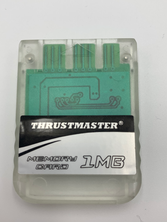 Memory Card PS1 Thrustmaster 1 MB Clear - Sony Playstation