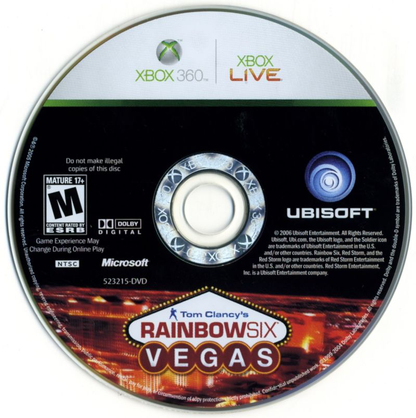 Tom Clancy's Rainbow Six: Vegas - Xbox 360