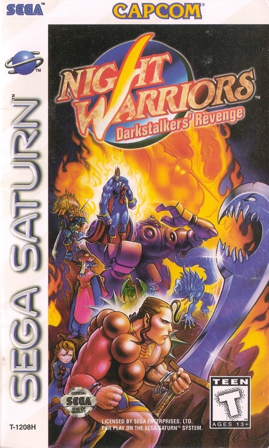 Night Warriors: Darkstalkers' Revenge - Sega Saturn