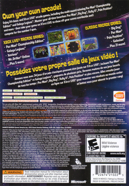 Namco Museum: Virtual Arcade - Xbox 360