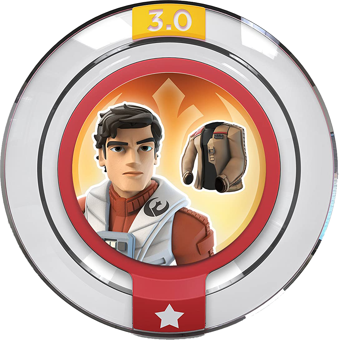 Round Power Disc | Poe's Resistance Jacket - Disney Infinity 3.0