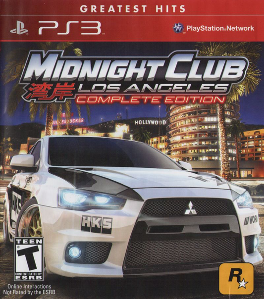 Midnight Club: Los Angeles - Complete Edition - PS3