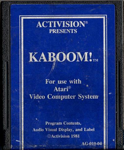 Kaboom! (Blue Label) - Atari 2600