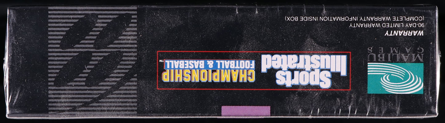 Sports Illustrated: Championship Football & Baseball SNES 9.8 A+ - NEBRASKA COLLECTION