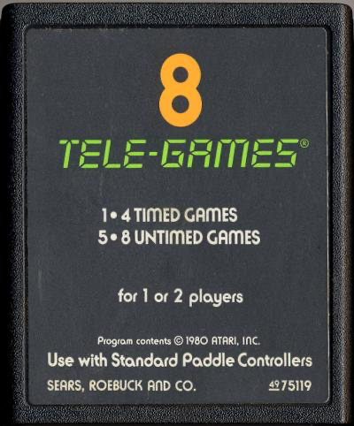 Night Driver (Tele-Games) - Atari 2600
