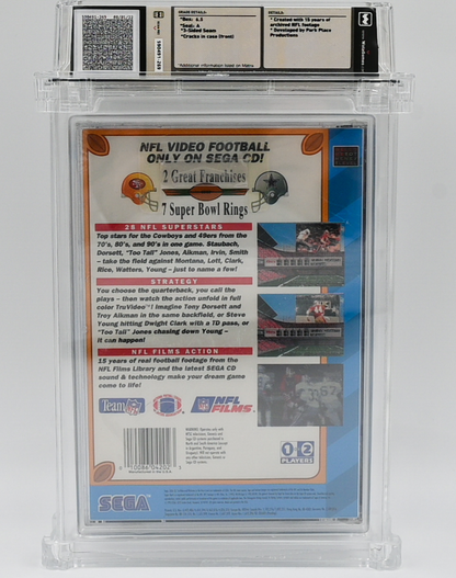 NFL'S Greatest San Francisco VS Dallas SEGA CD 6.5 A - NEBRASKA COLLECTION