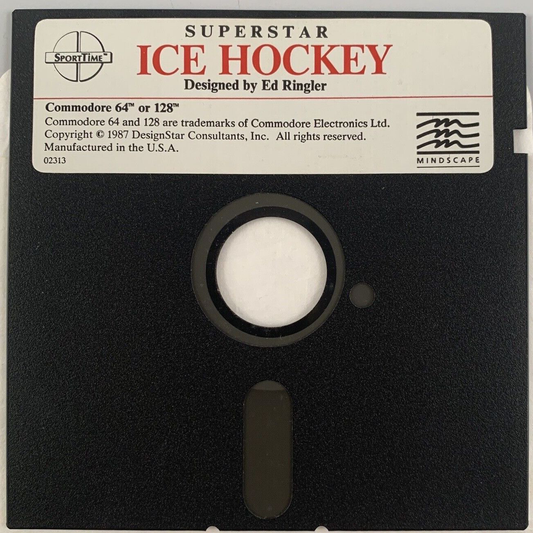 Superstar Ice Hockey - Commodore 64
