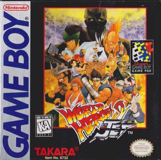 World Heroes 2 Jet - Game Boy