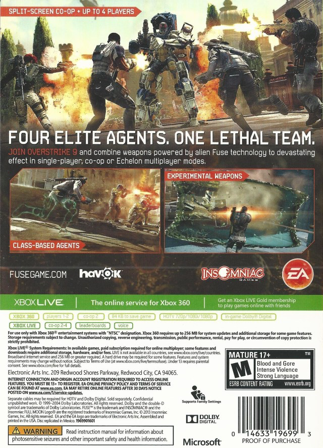 FUSE - Xbox 360