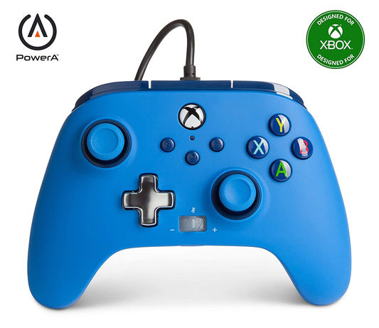 Power A Enhanced Wired Controller Blue - Xbox Series X