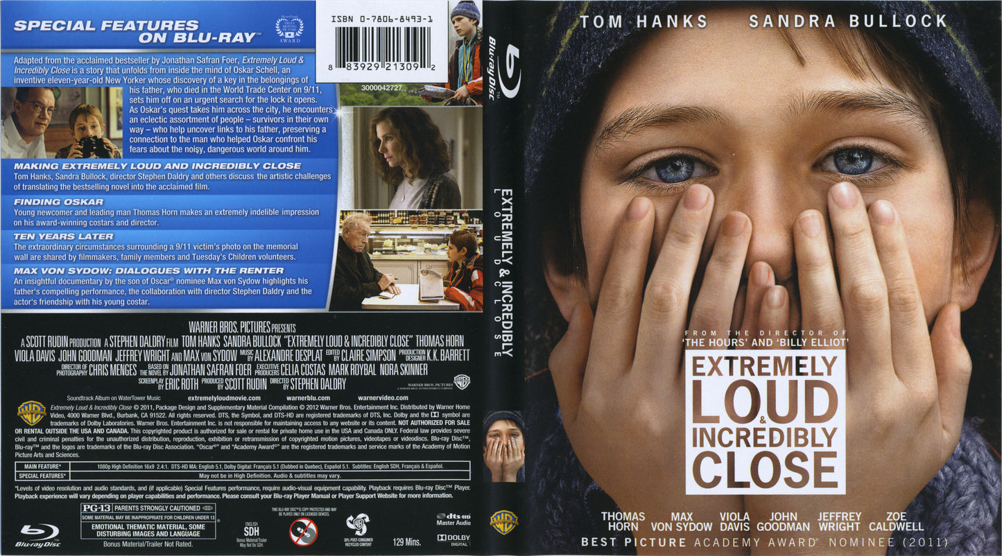 Extremely Loud & Incredibly Close - Blu-ray Drama 2011 PG-13