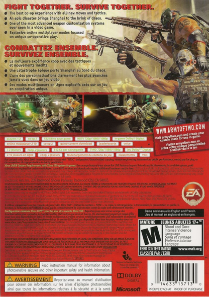 Army of Two: The 40th Day - Xbox 360