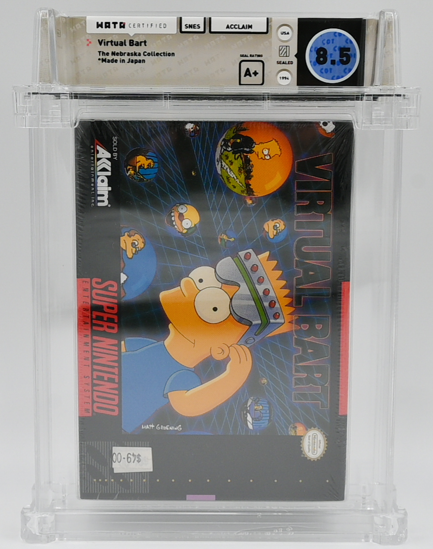 Virtual Bart SNES 8.5 A+ - NEBRASKA COLLECTION