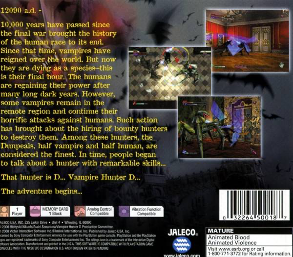 Vampire Hunter D - PS1