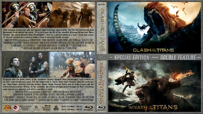 Clash Of The Titans (2010/ Blu-ray 3D/ Blu-ray) / Wrath Of The Titans - Blu-ray Fantasy VAR PG-13