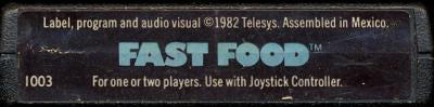 Fast Food (Telesys Label) - Atari 2600