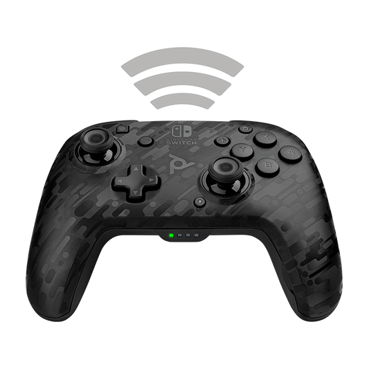 PDP Faceoff Wireless Deluxe Controller Black Camo - Switch