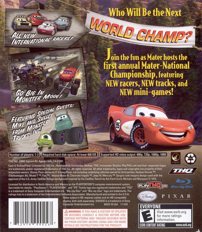 Cars: Mater-National Championship - PS3