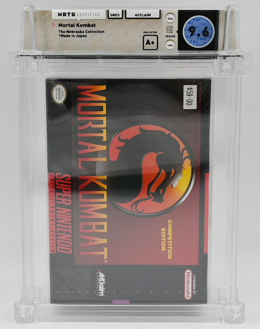 Mortal Kombat SNES 9.6 A+ - NEBRASKA COLLECTION