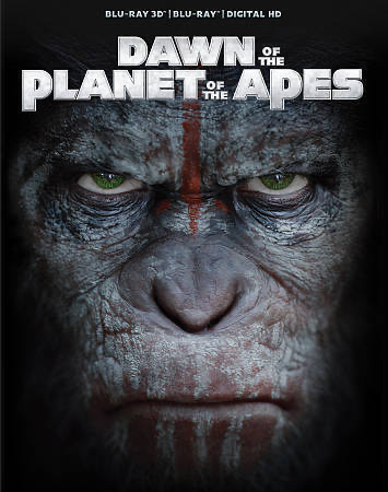 Dawn Of The Planet Of The Apes - 3D Blu-ray SciFi 2014 PG-13