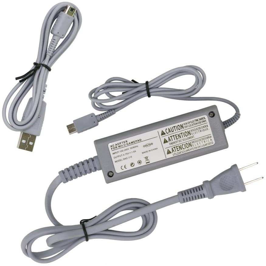 Nintendo Wii U Tablet Power Supply Cord - Wii U