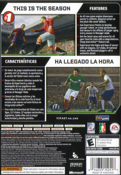 FIFA Soccer 07 - Xbox 360