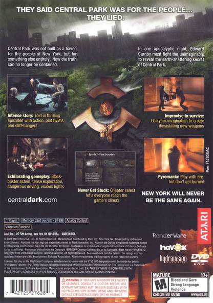 Alone in the Dark - PS2