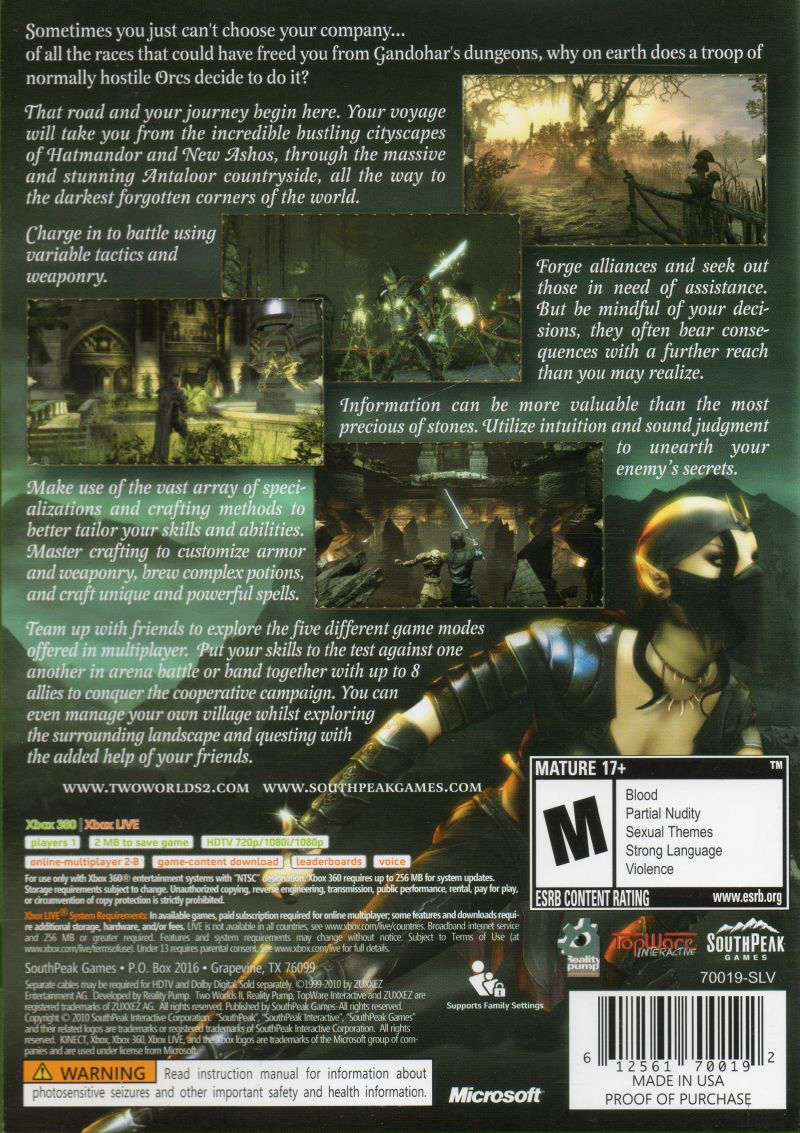 Two Worlds 2 - Xbox 360