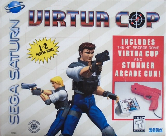 Virtua Cop Stunner Big Box Bundle - Sega Saturn