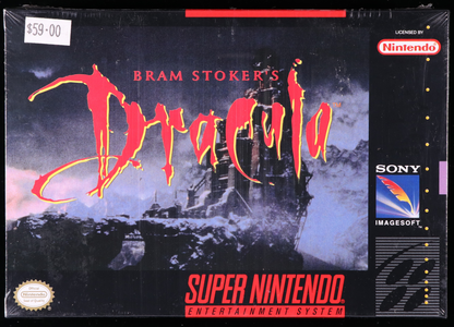 Bram Stoker's Dracula SNES 9.4 A+ - NEBRASKA COLLECTION