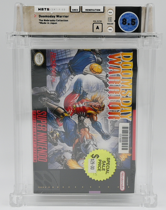 Doomsday Warrior SNES 8.5 A - NEBRASKA COLLECTION