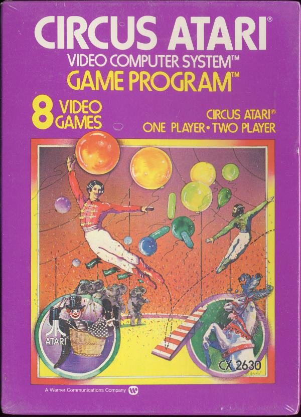 Circus Atari (Text Label) - Atari 2600