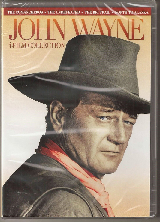 John Wayne 4 Film Collection: Comancheros/Undefeated/Big Trail/North To Alaska - DVD