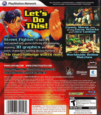 Street Fighter 4 - PS3