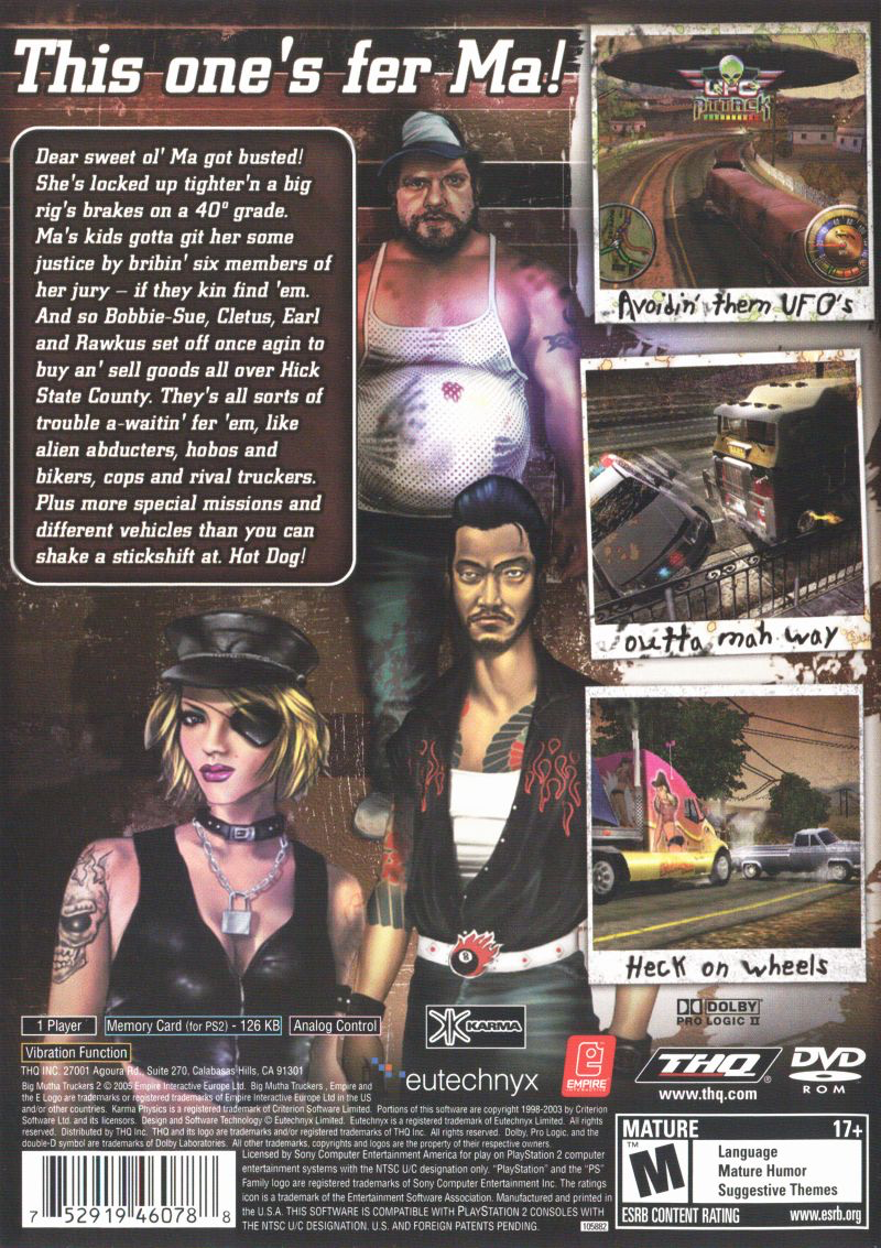 Big Mutha Truckers 2 - PS2
