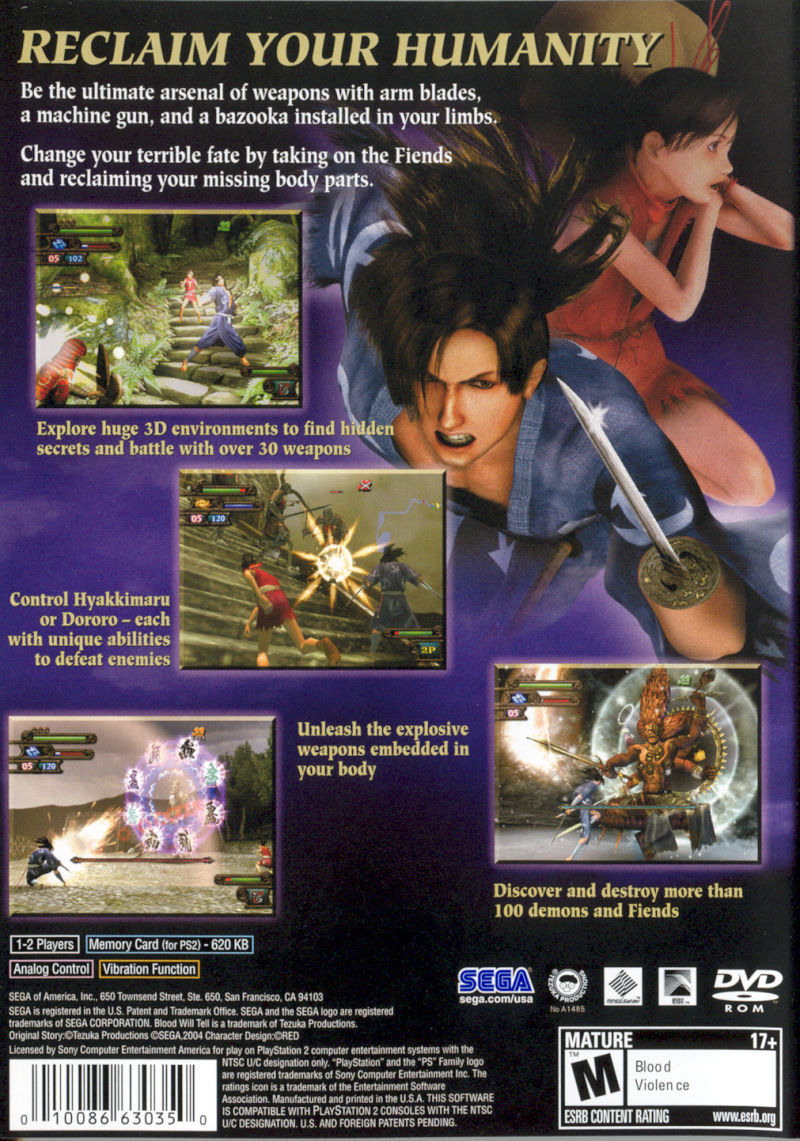 Blood Will Tell - PS2