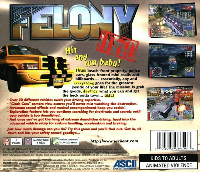 Felony 11-79 - PS1