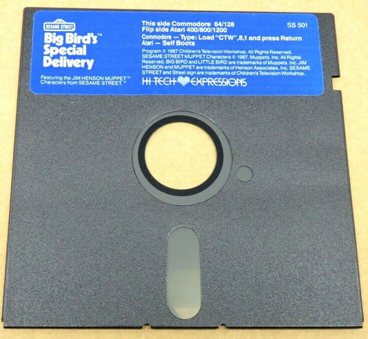 Big Bird's Special Delivery - Commodore 64
