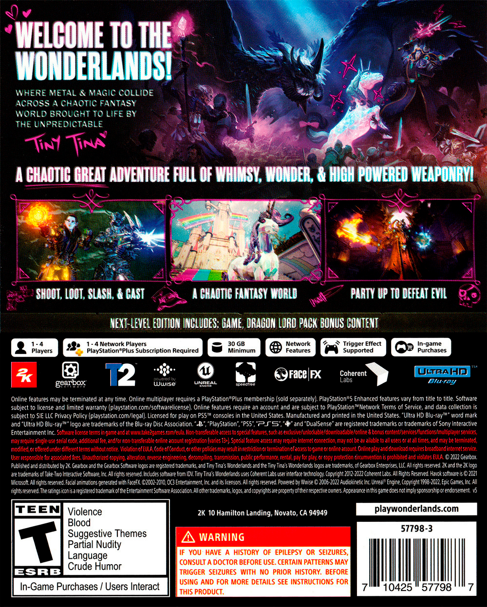 Tiny Tina's Wonderlands - Next Level Edition - PS5