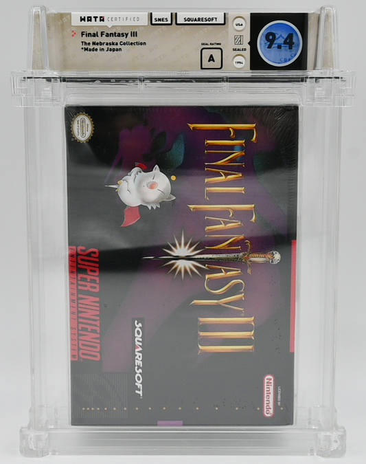 Final Fantasy III SNES 9.4 A - NEBRASKA COLLECTION