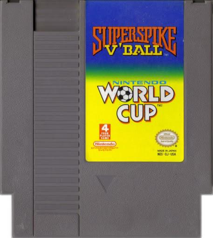 Super Spike VBall + World Cup Soccer - NES