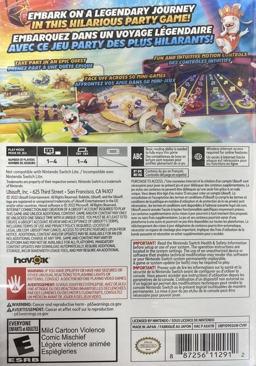 Rabbids: Party of Legends - Switch