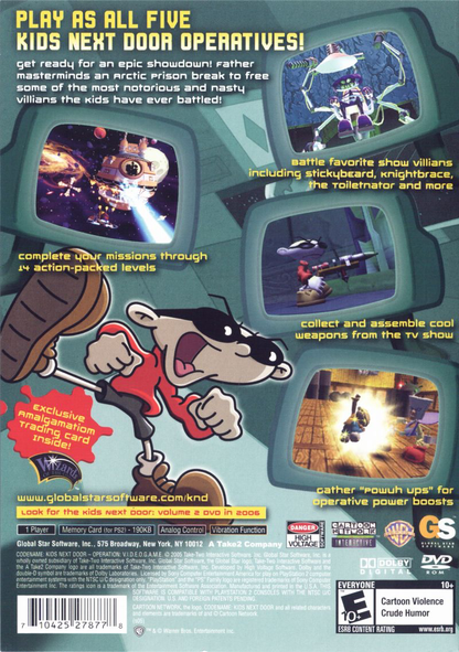 Codename Kids Next Door Operation VIDEOGAME - PS2
