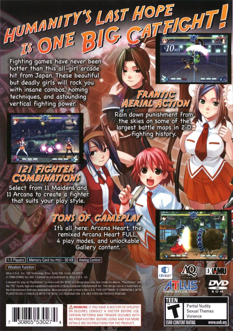 Arcana Heart - PS2